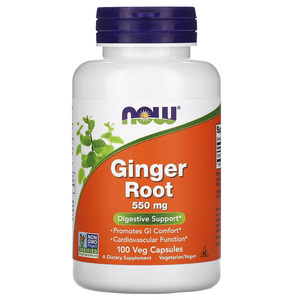 NOW Foods Ginger Root 550mg 100 Veg Capsules – TheNatural.Kiwi