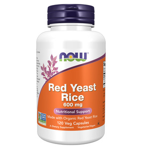 NOW Foods Red Yeast Rice 600mg 120 Veg Capsules – TheNatural.Kiwi