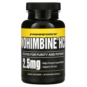 Primaforce Yohimbine HCl 2.5 mg 90 Vegetarian Capsules – TheNatural.Kiwi