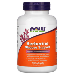 Products: NOW Foods Berberine Glucose Support 90 Softgels – TheNatural.Kiwi