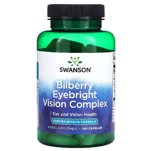 Swanson Bilberry Eyebright Vision Complex 100 Capsules – TheNatural.Kiwi