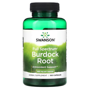 Products: Swanson Full Spectrum Burdock Root 460mg 100 Capsules – TheNatural.Kiwi