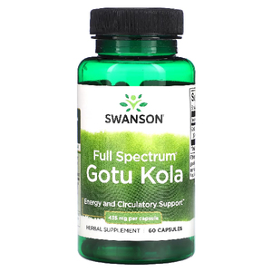 Swanson Full Spectrum Gotu Kola 435mg 60 Capsules – TheNatural.Kiwi