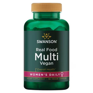 Swanson Advanced Real Food Multi Vegan – Women’s Daily 90 Veggie Capsules �&hellip;