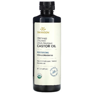 Swanson Certified Organic Cold-Pressed Castor Oil 473 ml – TheNatural.Kiwi
