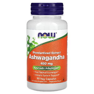 NOW Foods Ashwagandha Standardized Extract 450mg 90 Veg Capsules – TheNatural.Kiwi