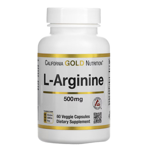 California Gold Nutrition L-Arginine 60 Veggie Capsules – TheNatural.Kiwi