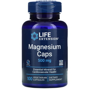 Life Extension Magnesium Caps 500 mg 100 Vegetarian Capsules – TheNatural.Kiwi