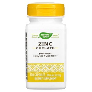 Nature’s Way Zinc Chelate 30mg 100 Capsules – TheNatural.Kiwi