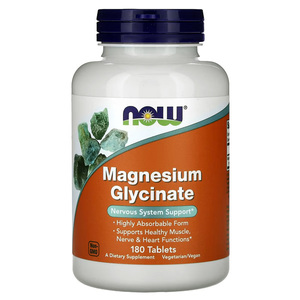NOW Foods Magnesium Glycinate 180 Tablets – TheNatural.Kiwi
