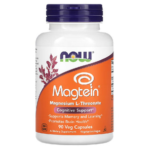 Products: NOW Foods Magtein Magnesium L-Threonate 90 Veg Capsules – TheNatural.Kiwi