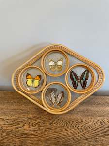 Miscellaneous: Butterfly coasters and tray