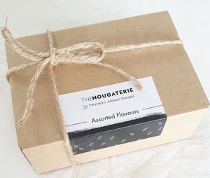 Products: Gourmet Nougat Gift box - 4 x nougat bars, Assorted Flavours The Nougaterie