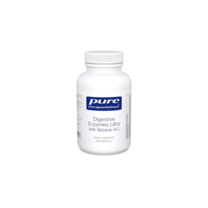 Products: Digesitve Enzymes Ultra, with Betaine HCL, 180 Capsules - The Nutrition Clinic