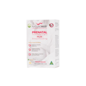 Products: Naturobest Prenatal Trimester 2, 3 & Breastfeeding, 60 Caps - The Nutrition Clinic