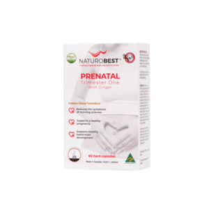 Products: Naturobest Prenatal Trimester One with Morning Sickness Relief, 60 Caps - The Nutrition Clinic