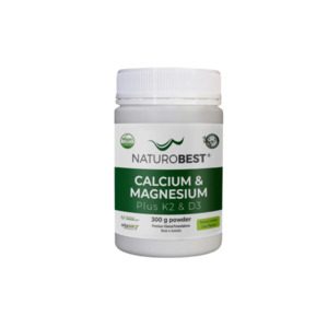 Products: Calcium & Magnesium Plus K2 & D3, 300g - The Nutrition Clinic