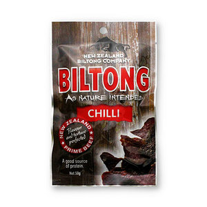 Products: Biltong CHILLI – 50 gram bag