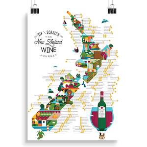 Maps: Wine Sip and Scratch NZ