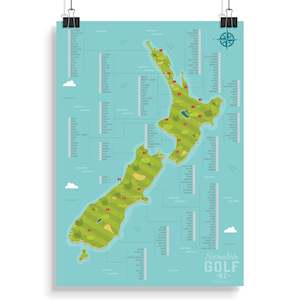 Maps: 18 Hole Golf Scratch Map - Scratch Golf NZ
