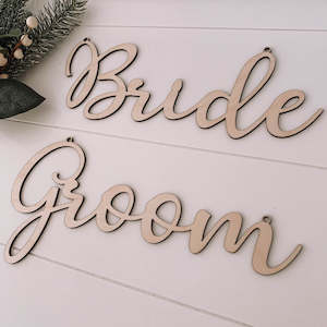 Wedding Signage: Wedding Signage - Laser Cut