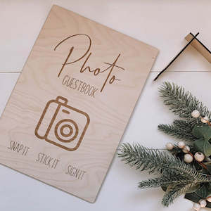 Wedding Signage: Photo Guestbook Sign