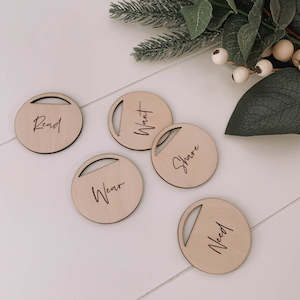 Wedding: Want-Need-Read-Share-Wear Gift Tags