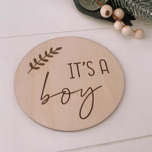 Gender Reveal Plaque