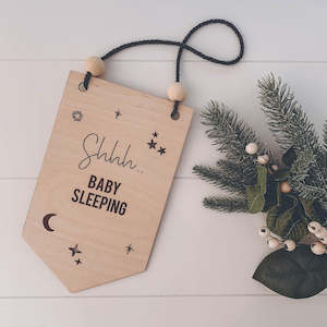 Decor: Baby Sleeping Sign