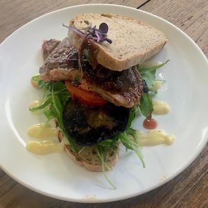 Cold Smoked Sirloin Steak Sandwich