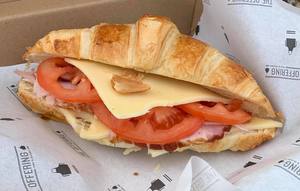 Cabinet Food: Croissant - Smoked Ham, Swiss Cheese and Tomato