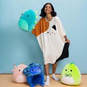 Oodie Sleep Tees: Squishmallows Cam