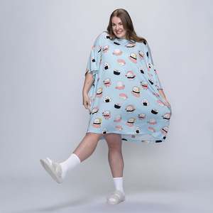 Oodie Sleep Tees: Sushi Samurai