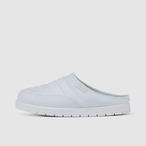 Accessories: White Puffer Slip On