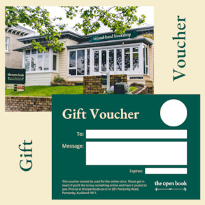 The Open Book Gift Voucher - The Open Book