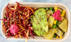 Products: Large Vegetarian Salad Box The Orchard Juicery