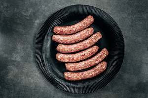 All Beef: Frozen Beef Sausages Garlic & Parsley