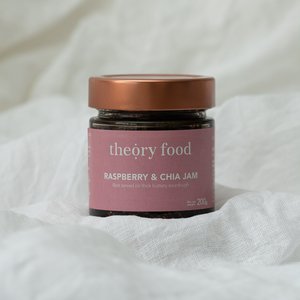 Reduced sugar raspberry and chia spread