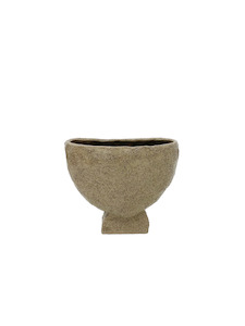 Home: Monolithic Curved Vessel- Grey Speckled