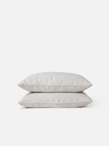 New Arrivals: Pinstripe Linen Pillowcase Pair