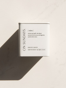 New Arrivals: On Sundays - Mint Tea