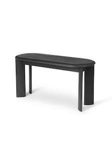 Furniture: Bevel Bench - Black Oiled Oak