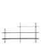 STUDIO 3-Shelf Hanging Unit Black