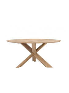 Oak Circle Dining Table