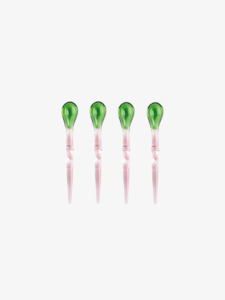 Broste Swirly Teaspoon Pink/Green