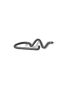 Curvature Toilet Paper Holder - Black Brass