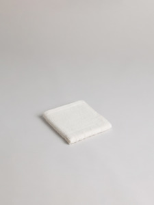 Bathroom Body: Agnes Organic Cotton Face Cloth - Ivory
