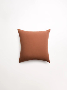 Cushions Bedding: Essential Linen - Rust