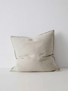 Cushions Bedding: Como Cushion - Linen - Large