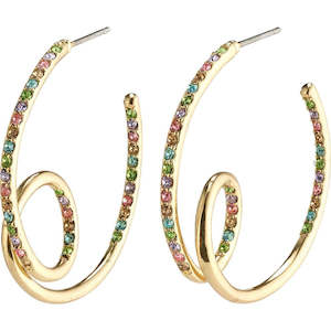 Cherished Earrings - Gold Plated - Multi